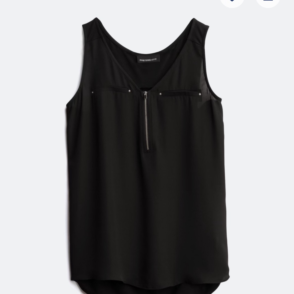 Black Sleeveless Top